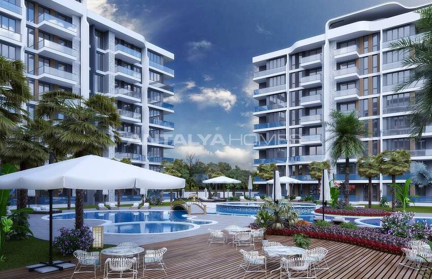 Luxueux Immobiliers Avec Riches Installations À Antalya