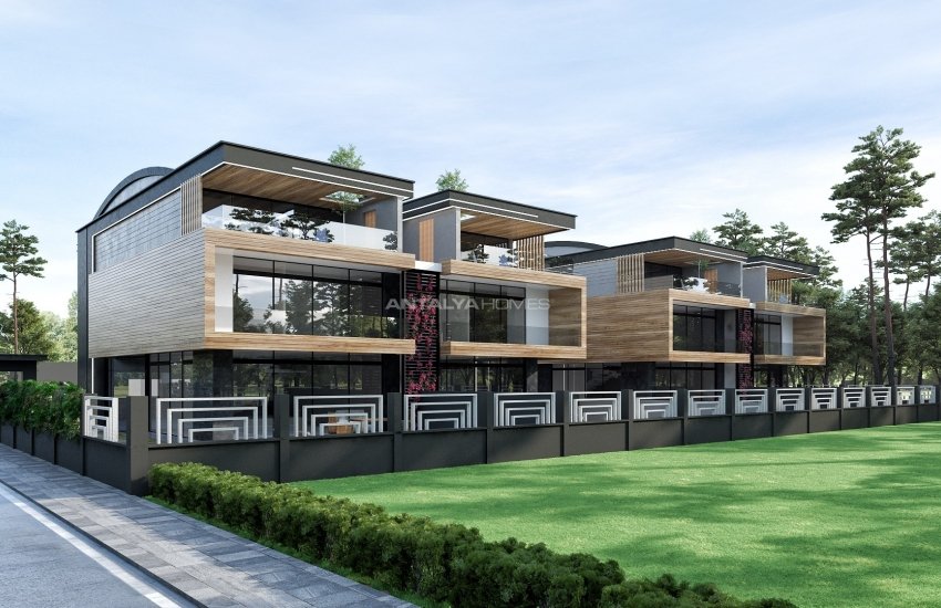 Semi-detached Villas Close to the Beach in Antalya Guzeloba 3