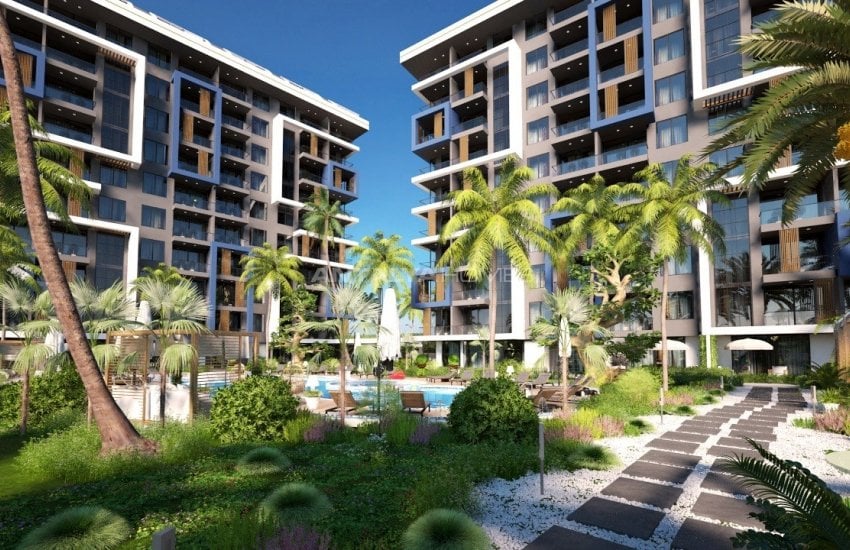 Chic Flats with Panoramic Sea and Castle Views in Alanya 6