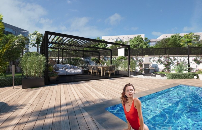 Chic Flats with Panoramic Sea and Castle Views in Alanya 8