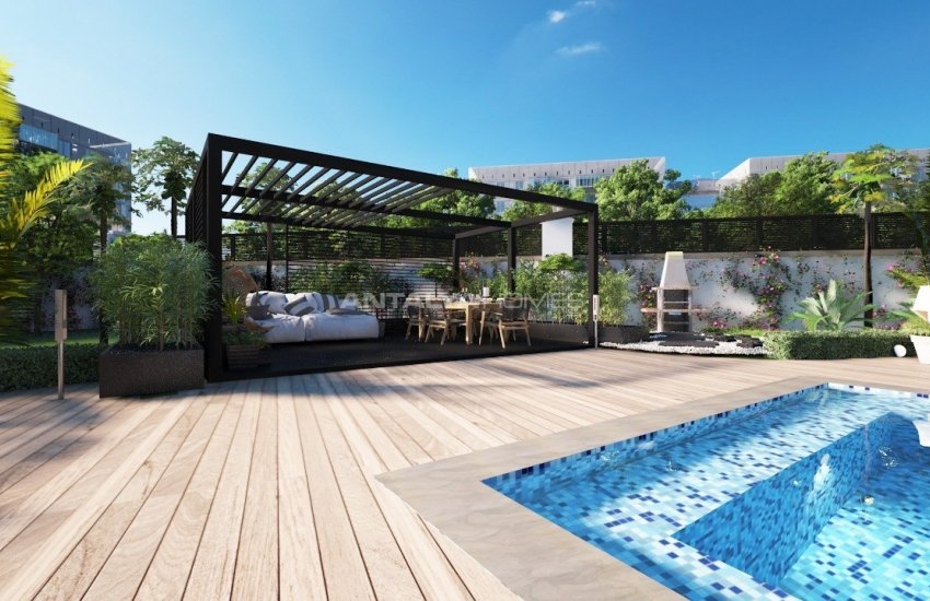 Chic Flats with Panoramic Sea and Castle Views in Alanya 5