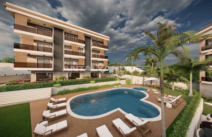 Alanya'da Deniz ve Kale Manzaralı Villa Konseptli Daireler 7