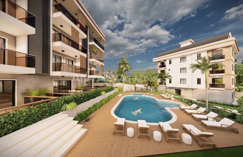 Alanya'da Deniz ve Kale Manzaralı Villa Konseptli Daireler 9