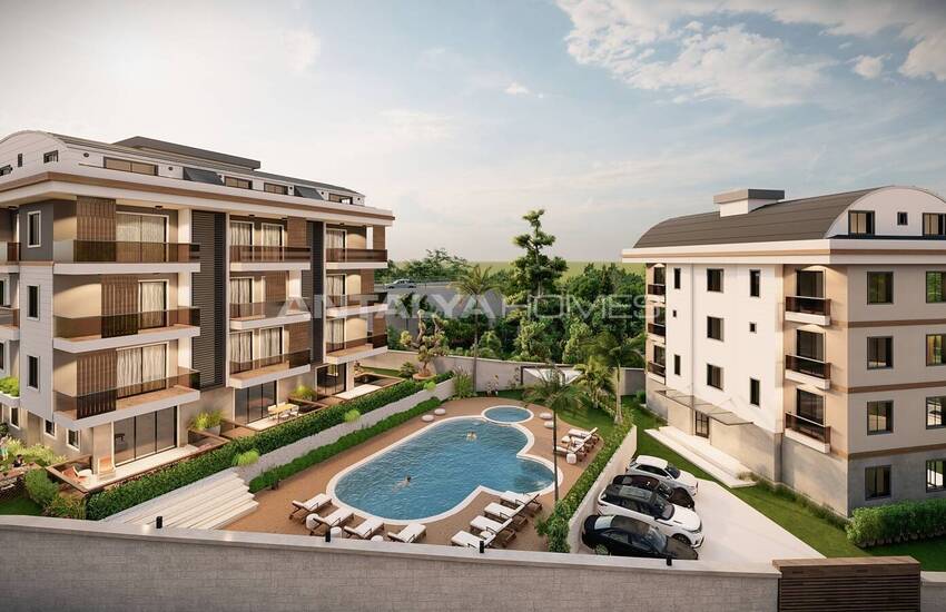 Alanya'da Deniz ve Kale Manzaralı Villa Konseptli Daireler 3