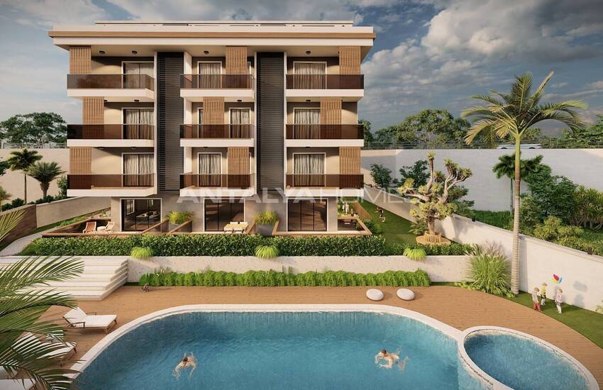 Alanya'da Deniz ve Kale Manzaralı Villa Konseptli Daireler 5