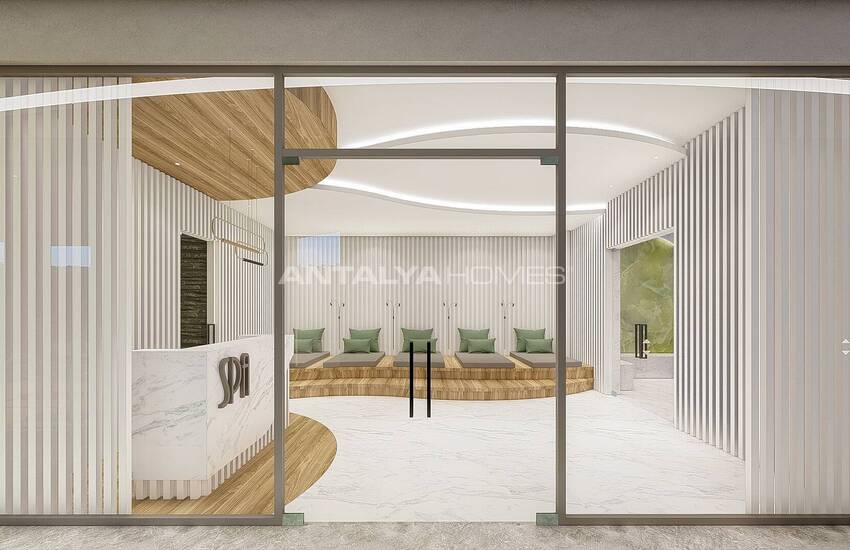 Modern Lägenheter Med Utsikt Över Medelhavet I Alanya Kestel 12