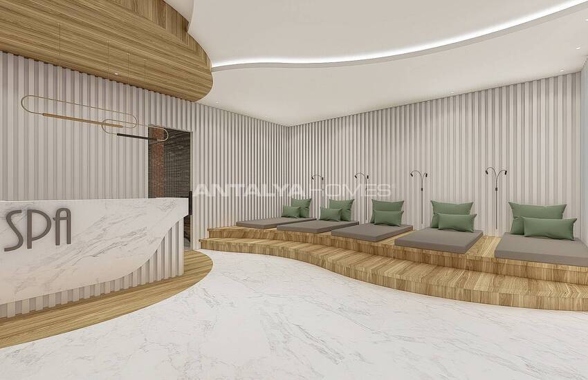 Modern Lägenheter Med Utsikt Över Medelhavet I Alanya Kestel 13
