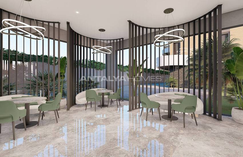 Modern Lägenheter Med Utsikt Över Medelhavet I Alanya Kestel 17