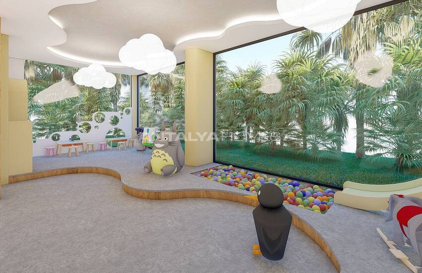 Modern Lägenheter Med Utsikt Över Medelhavet I Alanya Kestel 33