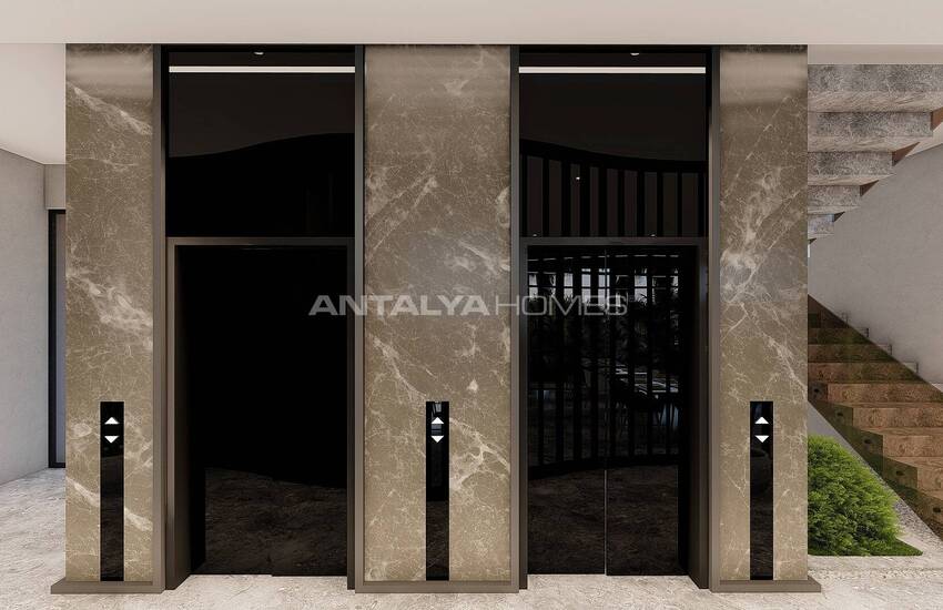 Modern Lägenheter Med Utsikt Över Medelhavet I Alanya Kestel 41