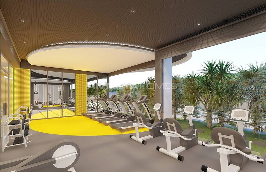 Modern Lägenheter Med Utsikt Över Medelhavet I Alanya Kestel 44