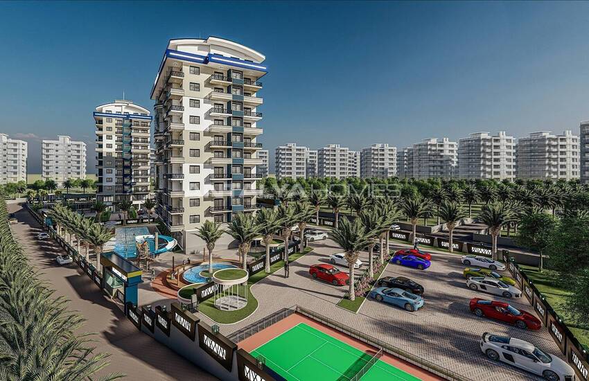 Alanya'da Zengin Özellikli Proje İçerisinde Lüks Daireler 2