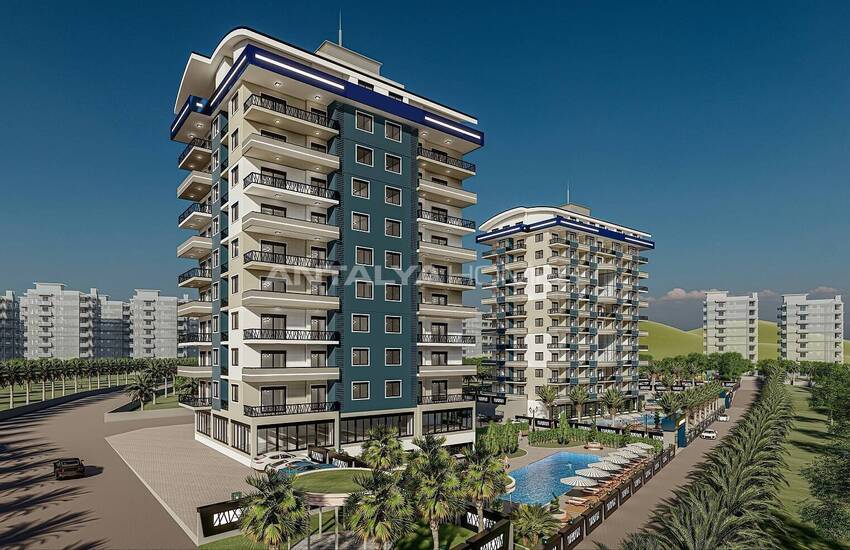 Alanya'da Zengin Özellikli Proje İçerisinde Lüks Daireler 3