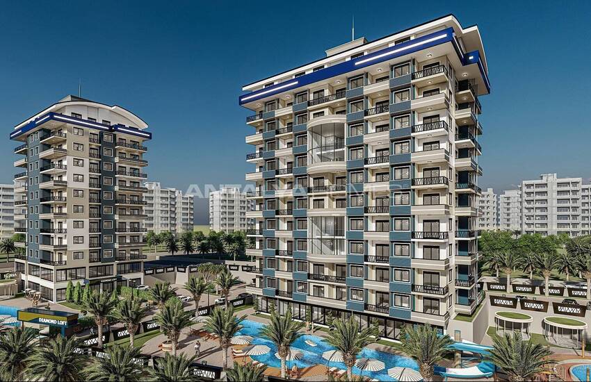 Alanya'da Zengin Özellikli Proje İçerisinde Lüks Daireler 5
