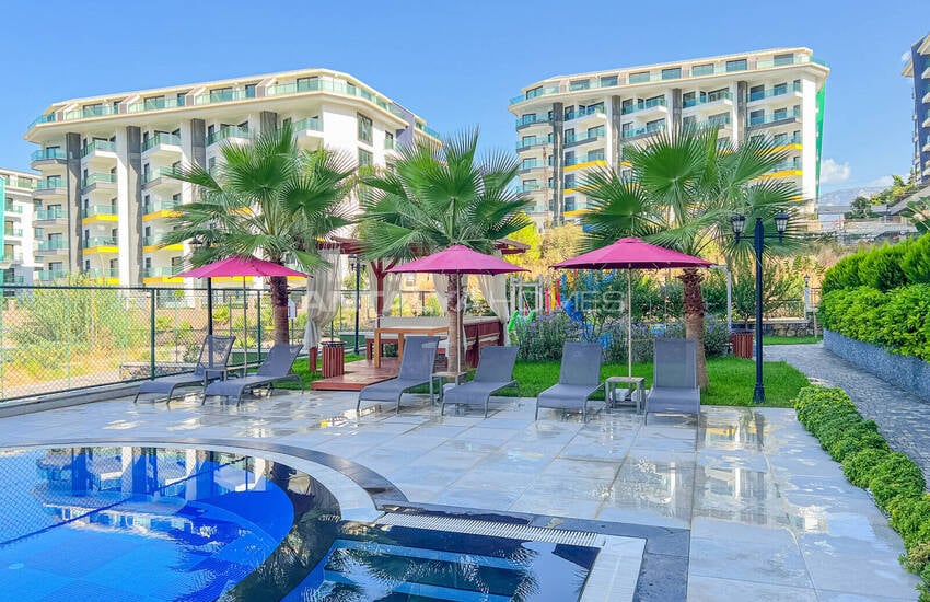 شقق حديثة مع مسابح خاصة في ألانيا كارجيجاك 9