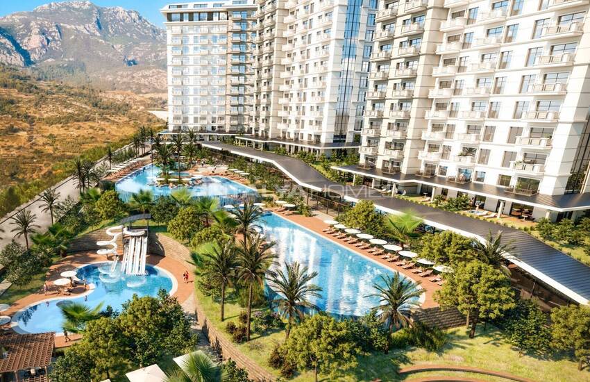 Modern Apartments in a Luxe Complex in Mahmutlar Alanya