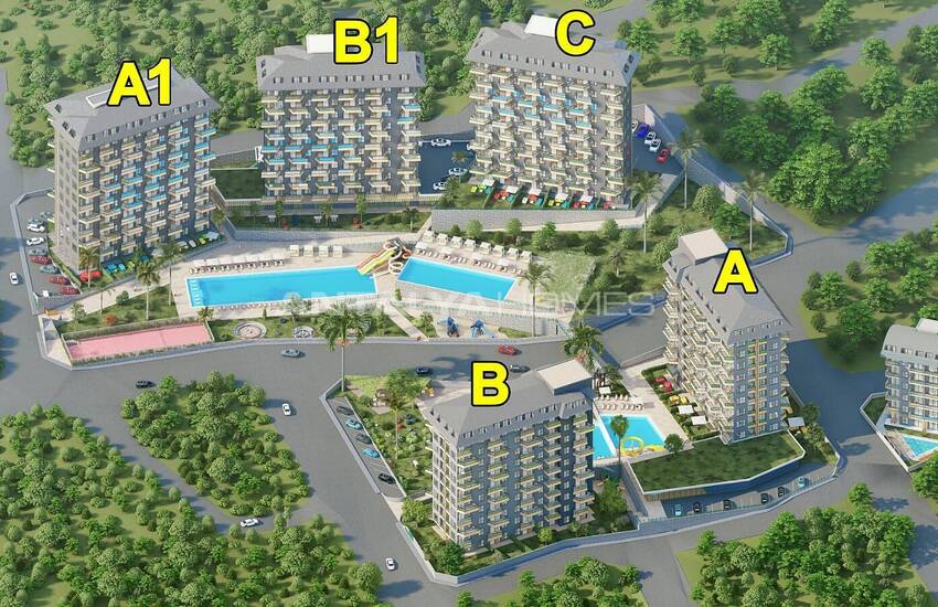 Brand New Luxury Apartments for Sale in Alanya Avsallar 2