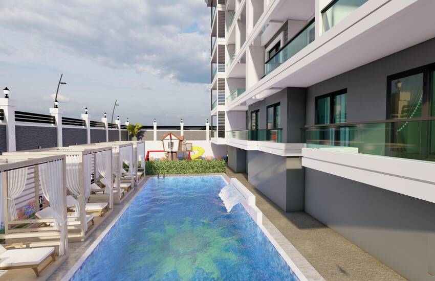 Luxurious Apartments in Alanya Avsallar Close to the Center