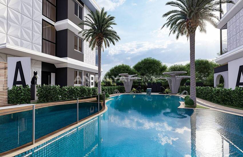 Квартиры в Махмутларе в Комплексе со Множеством Удобств 3