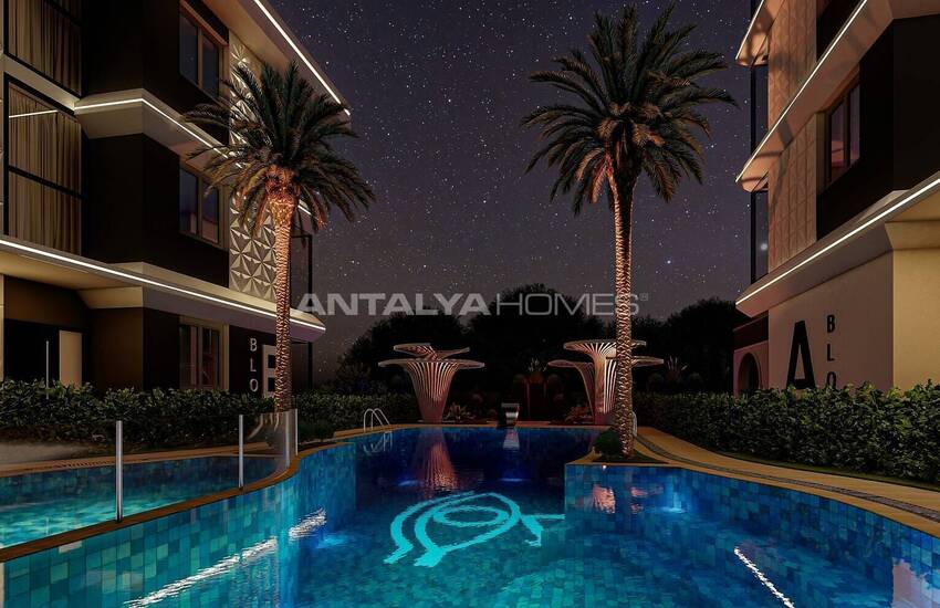 Квартиры в Махмутларе в Комплексе со Множеством Удобств 12