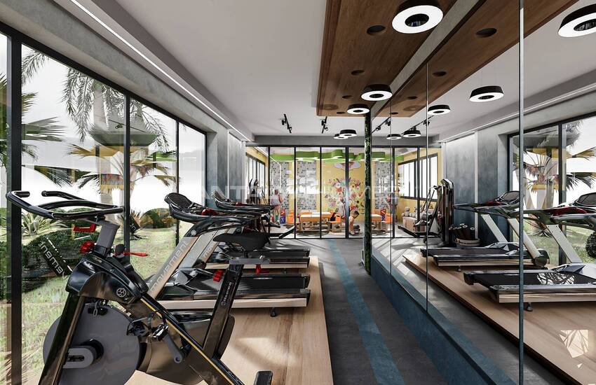 Квартиры в Махмутларе в Комплексе со Множеством Удобств 14