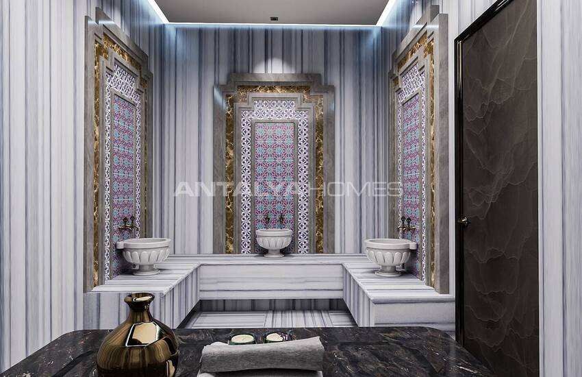 Квартиры в Махмутларе в Комплексе со Множеством Удобств 18