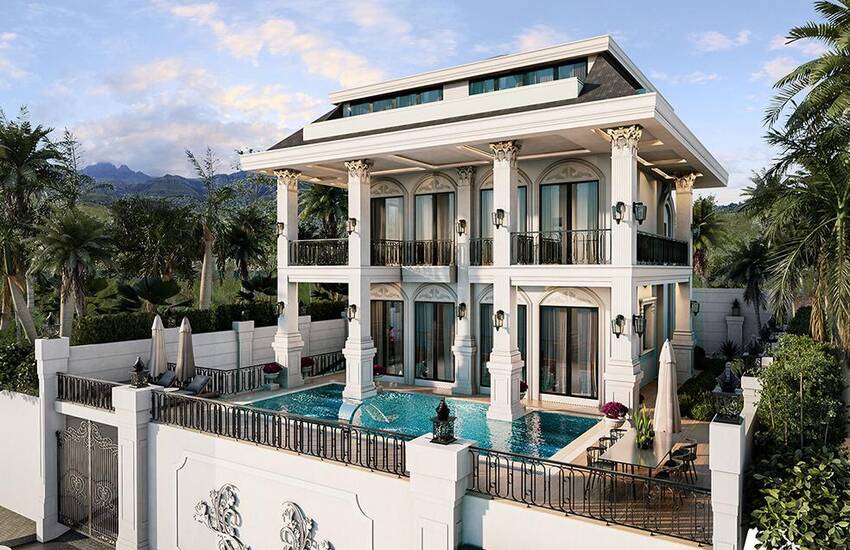 Moderne Villa Met Zeezicht In Alanya Kargicak