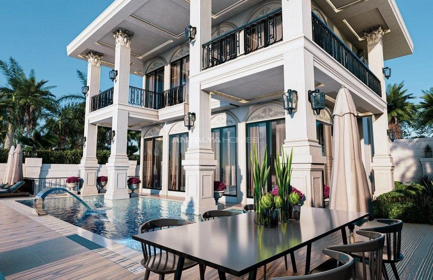 Italian Architectural Designed Villa with Sea View in Alanya 2