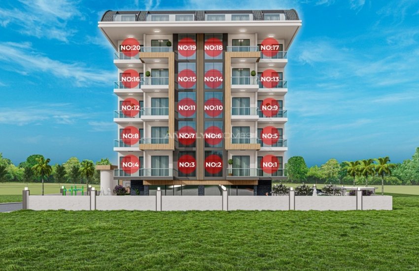Alanya'da Denize Yakın Sosyal Olanaklara Sahip Lüks Daireler 3