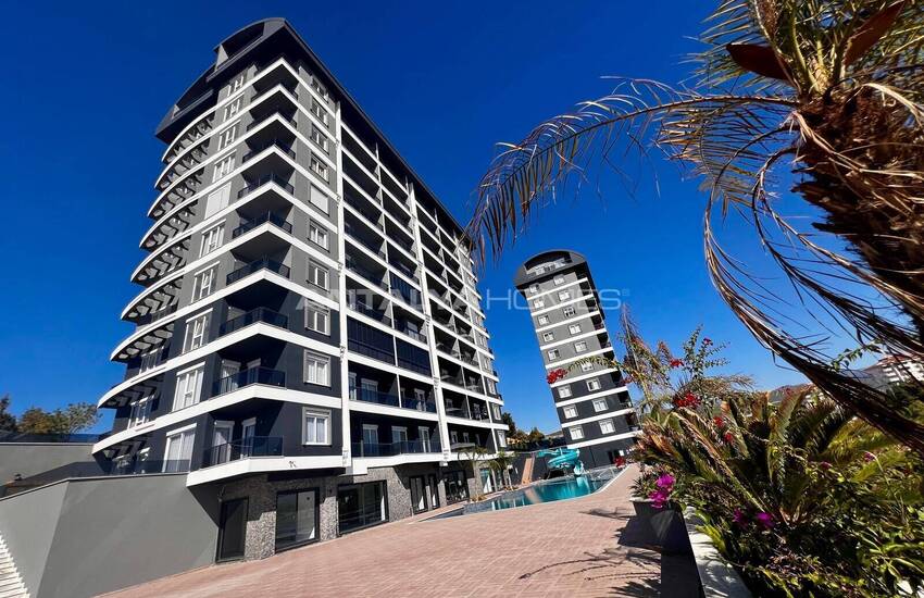 Квартиры в Алании, Авсаллар в комплексе с частным пляжем 5