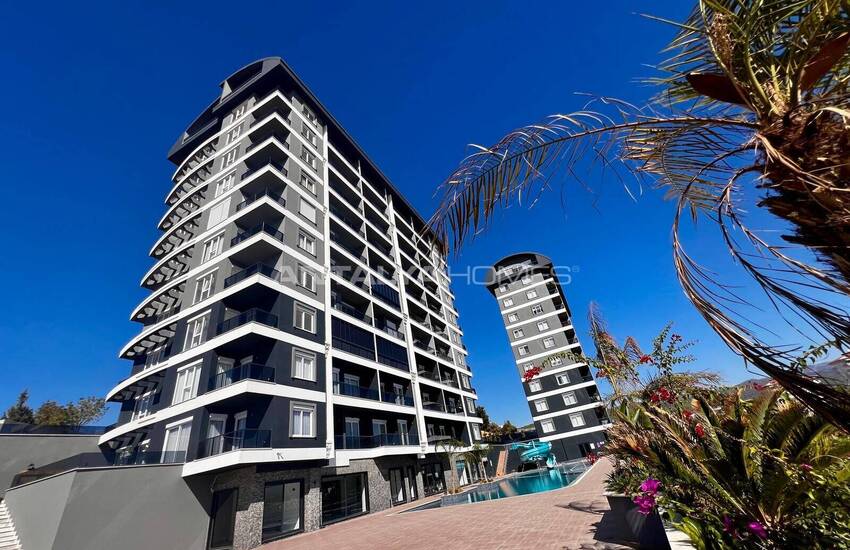 Квартиры в Алании, Авсаллар в комплексе с частным пляжем 6