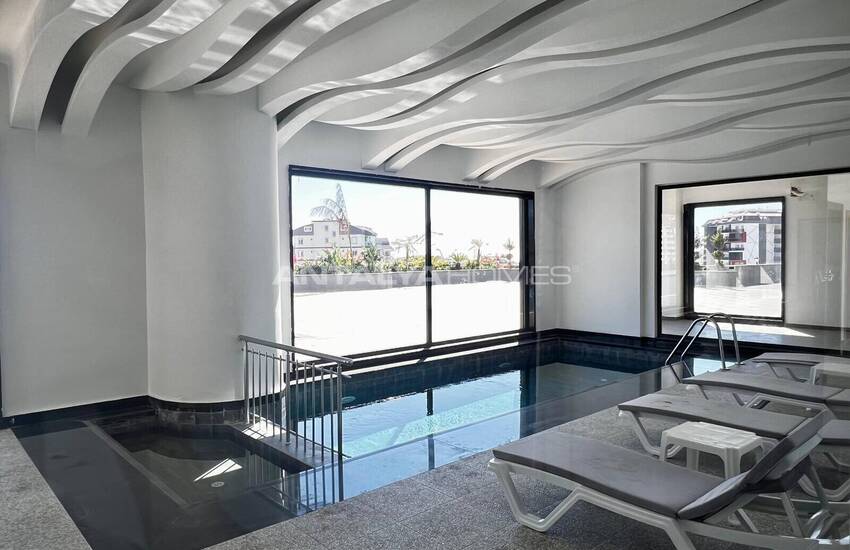 Квартиры в Алании, Авсаллар в комплексе с частным пляжем 16