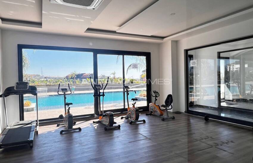 Квартиры в Алании, Авсаллар в комплексе с частным пляжем 9