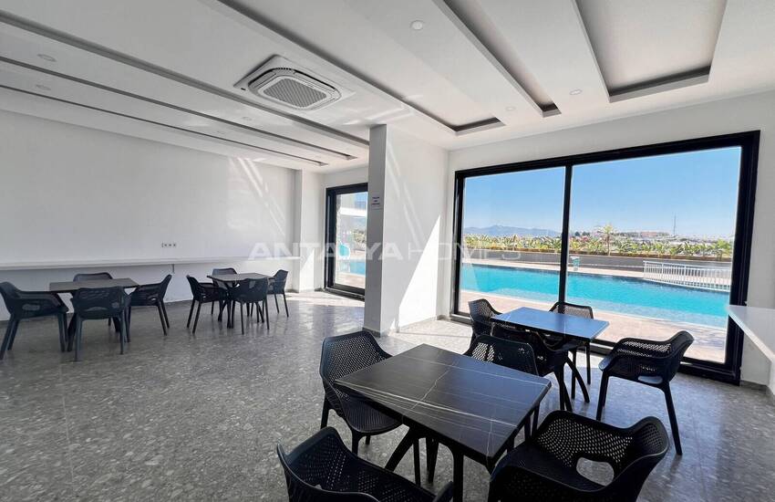 Квартиры в Алании, Авсаллар в комплексе с частным пляжем 10