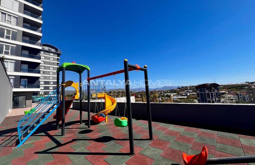 Квартиры в Алании, Авсаллар в комплексе с частным пляжем 11