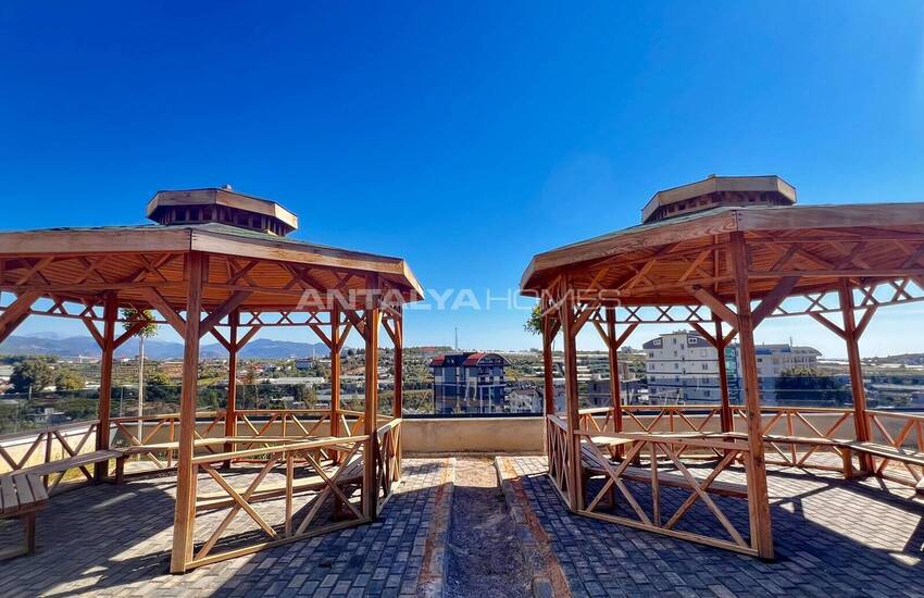 Квартиры в Алании, Авсаллар в комплексе с частным пляжем 12