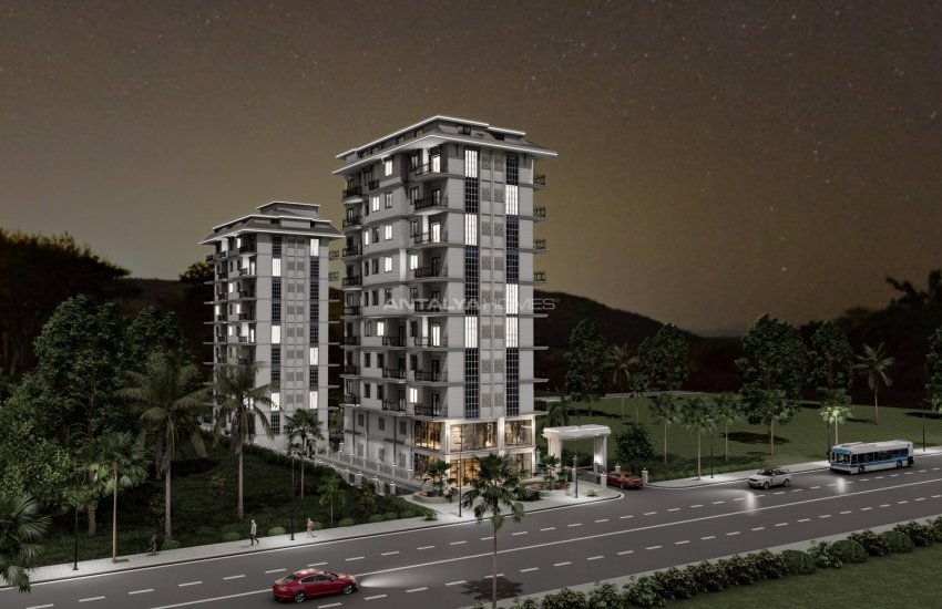 Brand New Alanya Properties with Swimming Pools in Mahmutlar 11