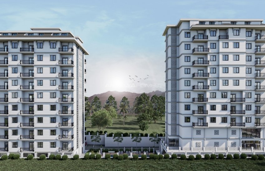 Brand New Alanya Properties with Swimming Pools in Mahmutlar 3