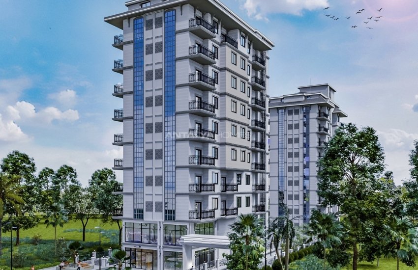Brand New Alanya Properties with Swimming Pools in Mahmutlar 1