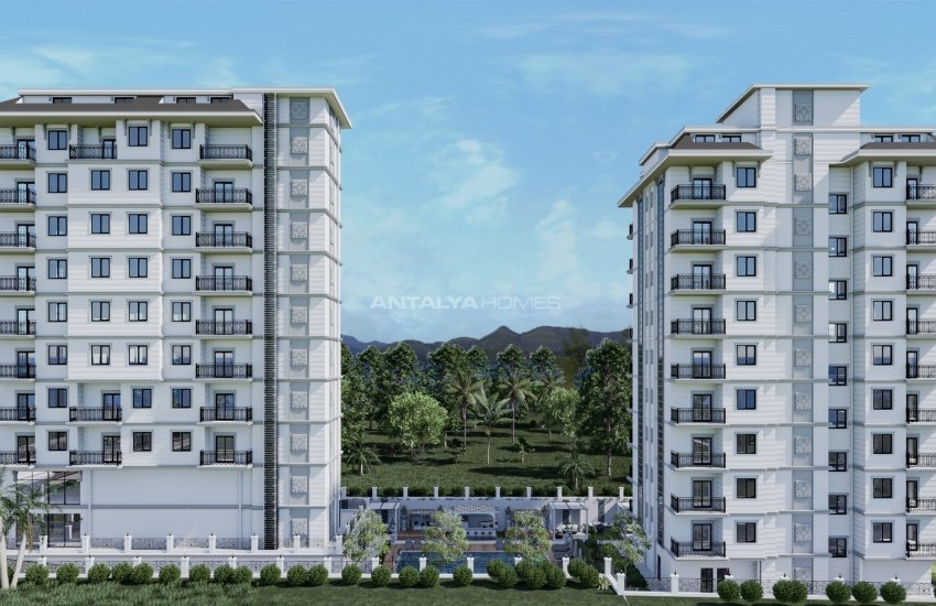 Brand New Alanya Properties with Swimming Pools in Mahmutlar 10