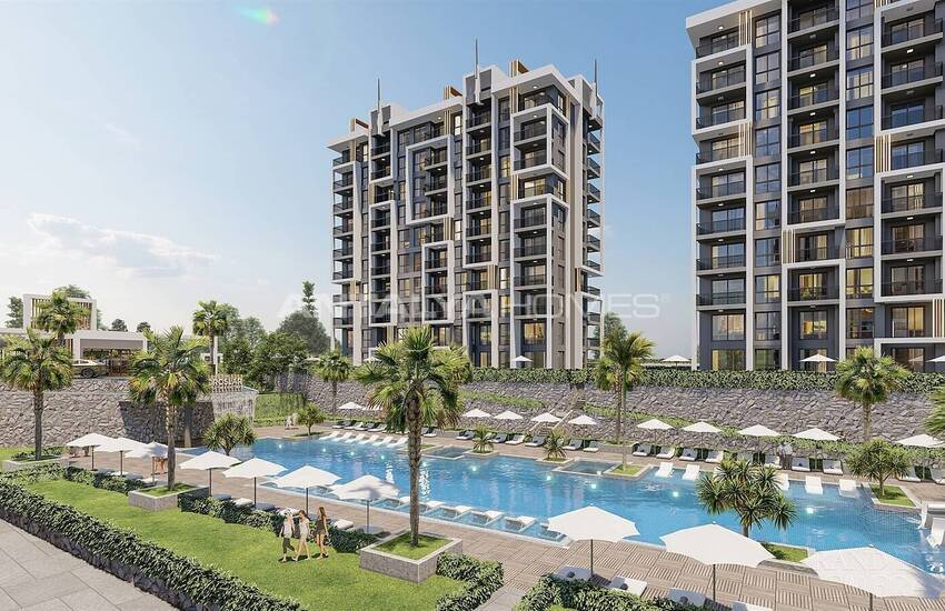Appartementen In Een Complex Met Rijke Sociale Voorzieningen In Alanya 2