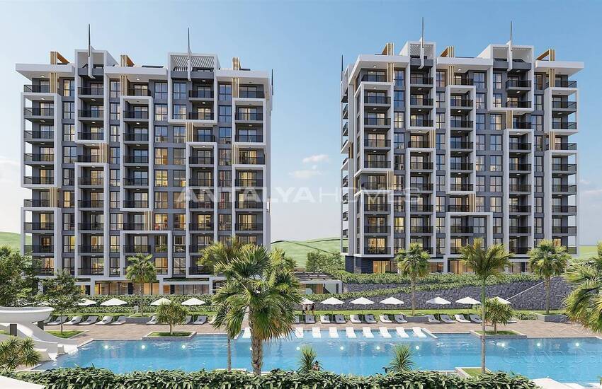 Appartementen In Een Complex Met Rijke Sociale Voorzieningen In Alanya 3