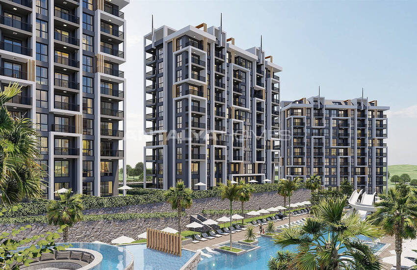 Appartementen In Een Complex Met Rijke Sociale Voorzieningen In Alanya 1