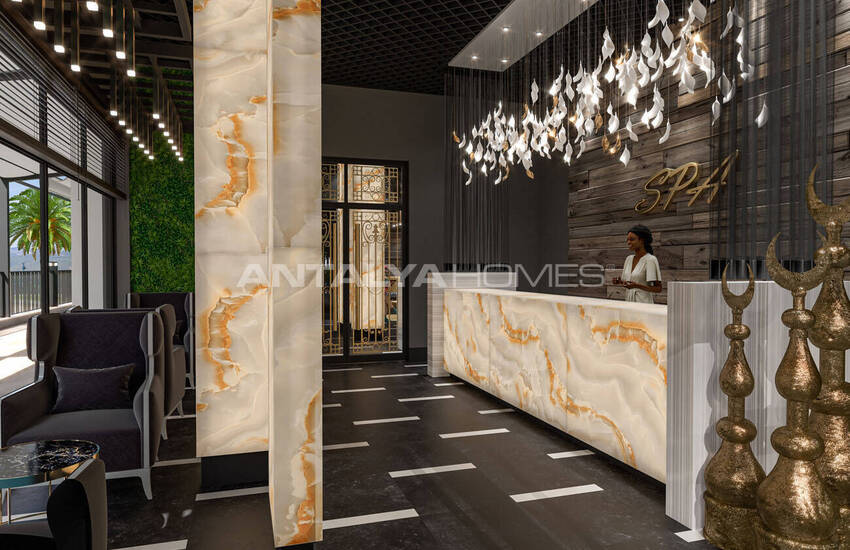 Appartementen In Een Complex Met Rijke Sociale Voorzieningen In Alanya 16