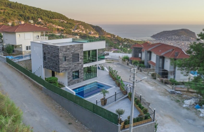 Contemporary Designed Villas with Sea and Castle Views in Alanya 6