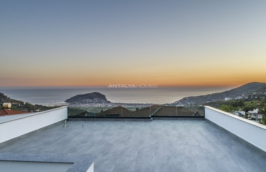 Contemporary Designed Villas with Sea and Castle Views in Alanya 8