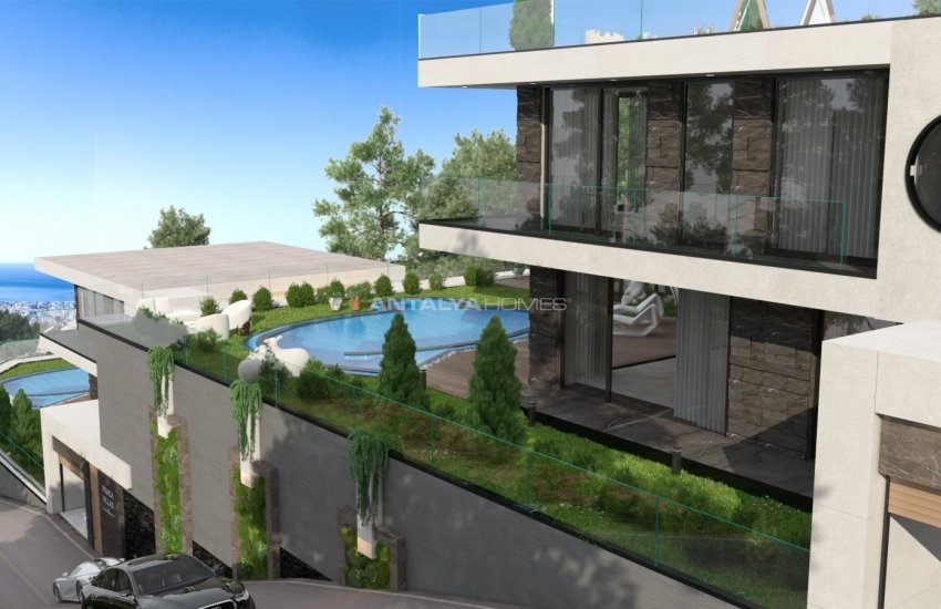 Contemporary Villas with Private Garden and Pool in Alanya 1