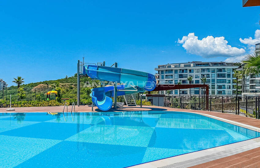 Flats in a Secure Complex with Swimming Pools in Kestel Alanya 7