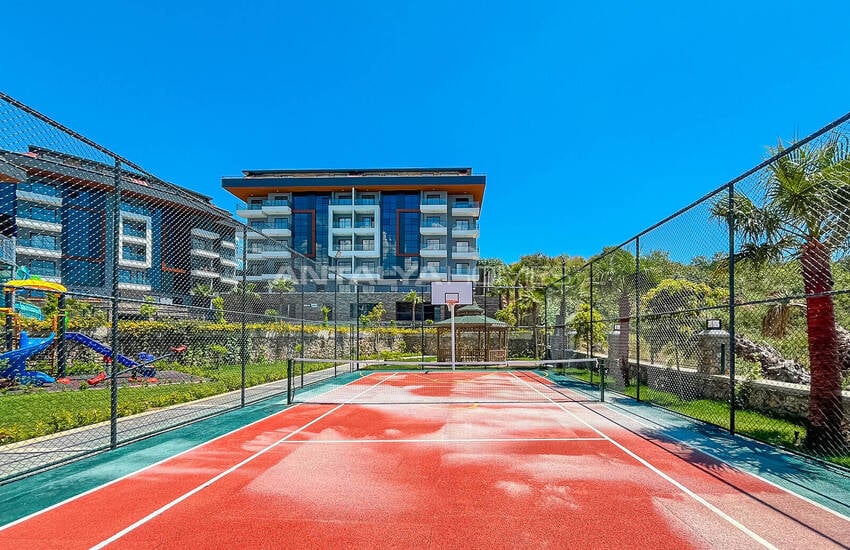 Flats in a Secure Complex with Swimming Pools in Kestel Alanya 8