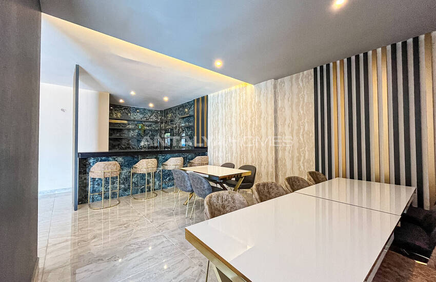 Flats in a Secure Complex with Swimming Pools in Kestel Alanya 9